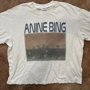 Anine Bing Graphic Tee *L* NWT